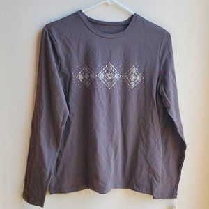 NWT Talbots Taupe Silver Studded Jersey Size Medium